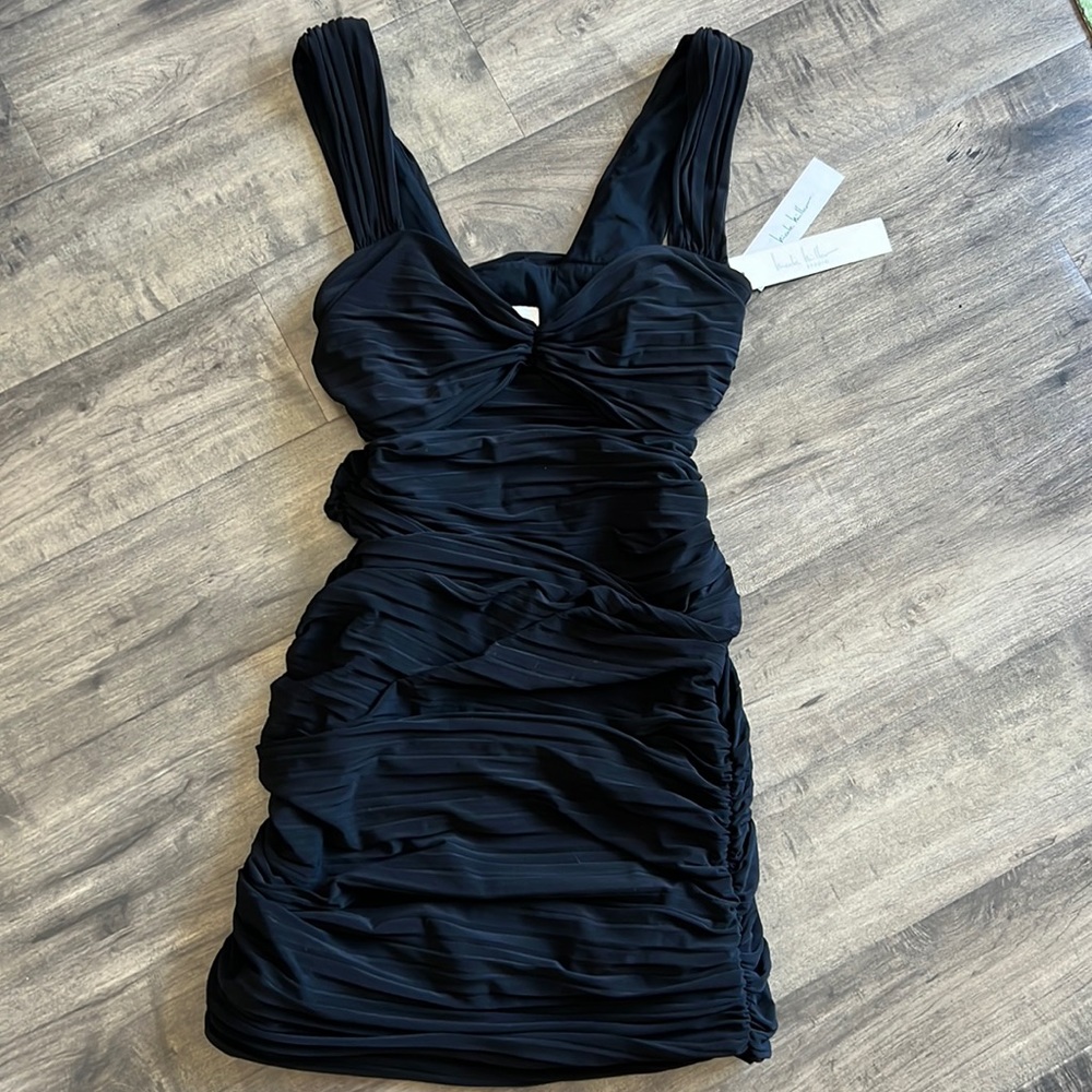 Designer cocktail dress by Nicole Miller